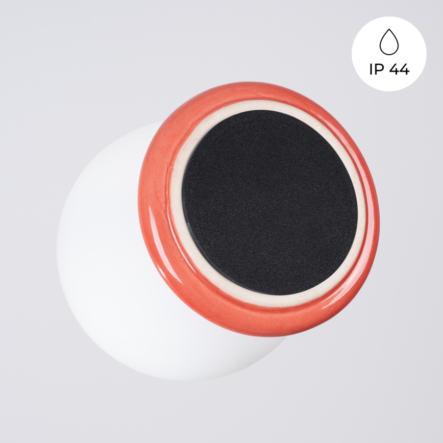 Plafonnier de salle de bains ZORI 1xG9/8W/230V Ø 12 cm IP44 rose