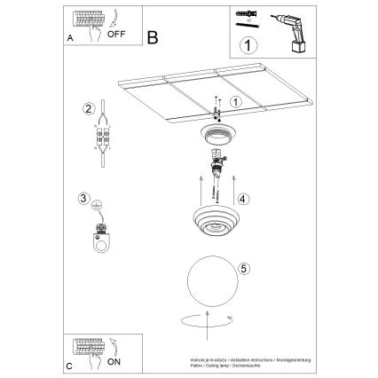 Plafonnier de salle de bains ZORI 1xG9/8W/230V Ø 12 cm IP44 blanc