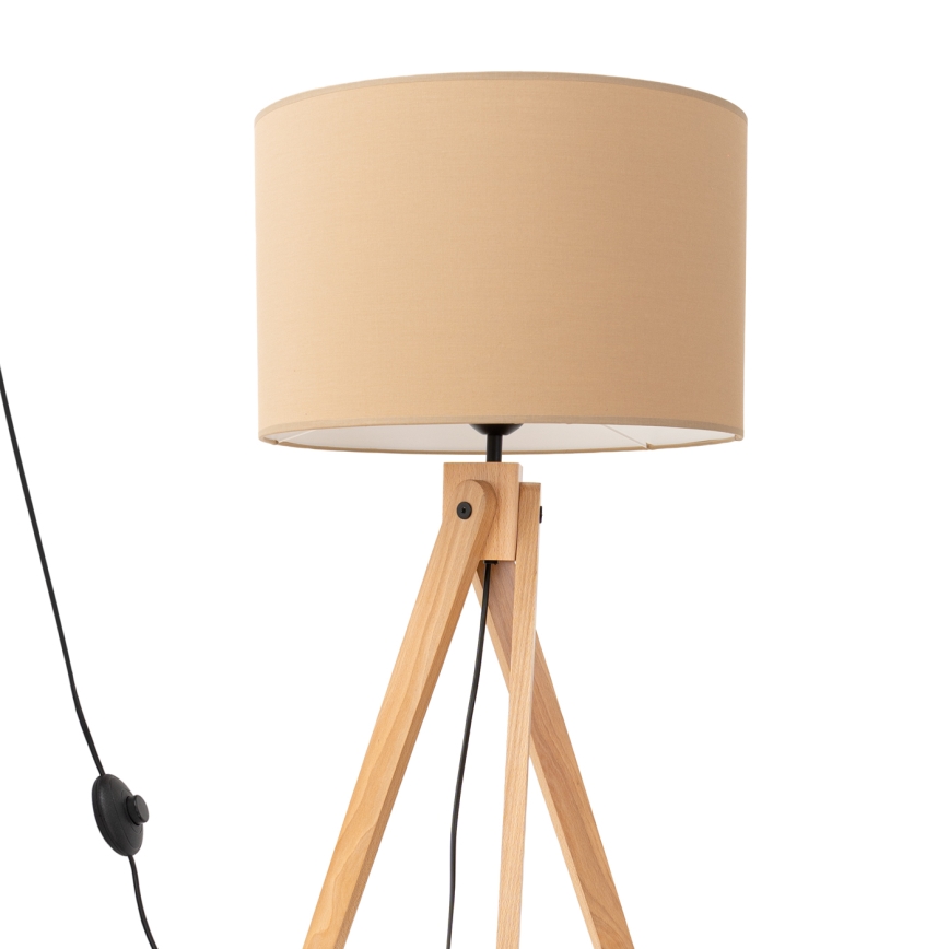 Lampadaire NATT 1xE27/15W/230V taupe