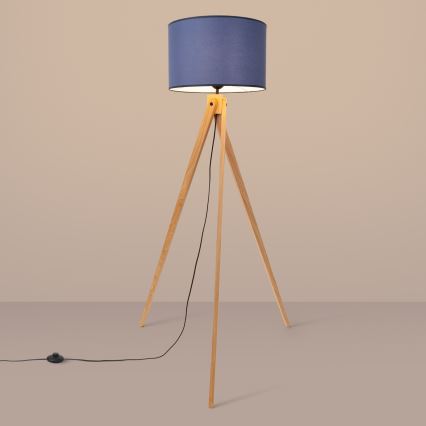 Lampadaire NATT 1xE27/15W/230V bleu