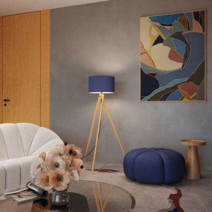 Lampadaire NATT 1xE27/15W/230V bleu