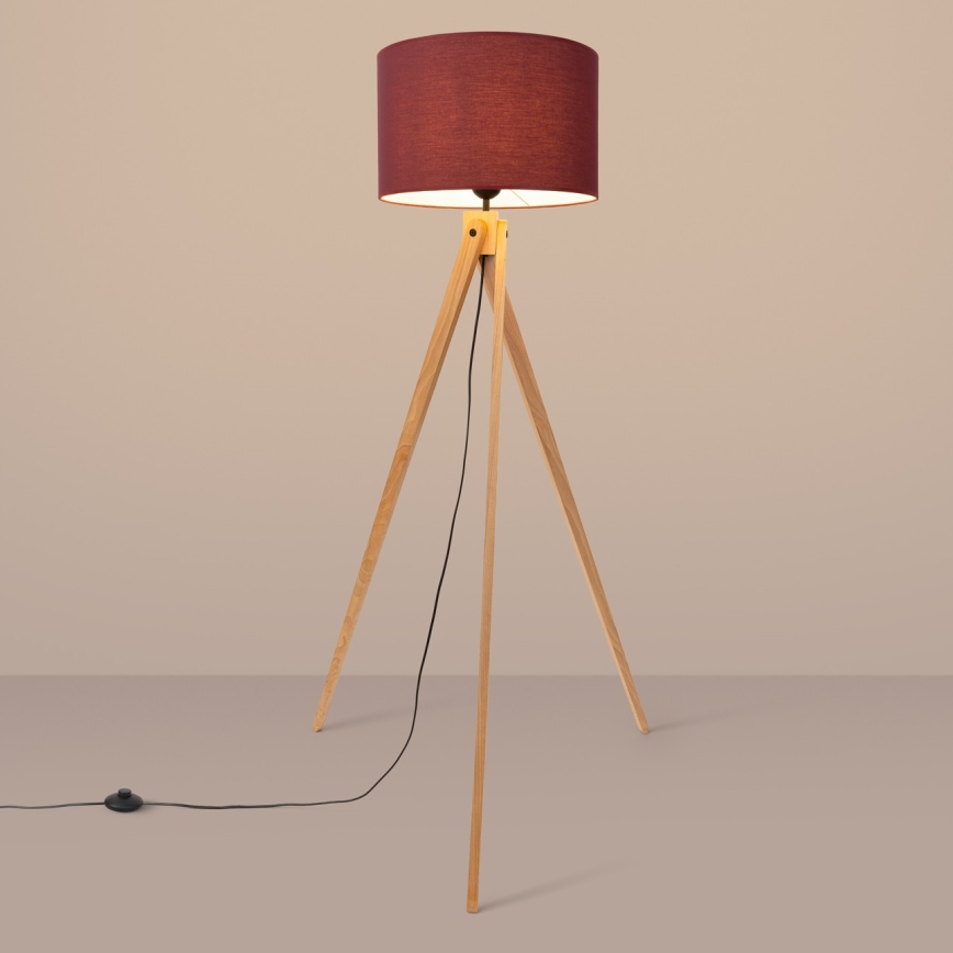 Lampadaire NATT 1xE27/15W/230V rouge