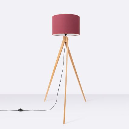 Lampadaire NATT 1xE27/15W/230V rouge