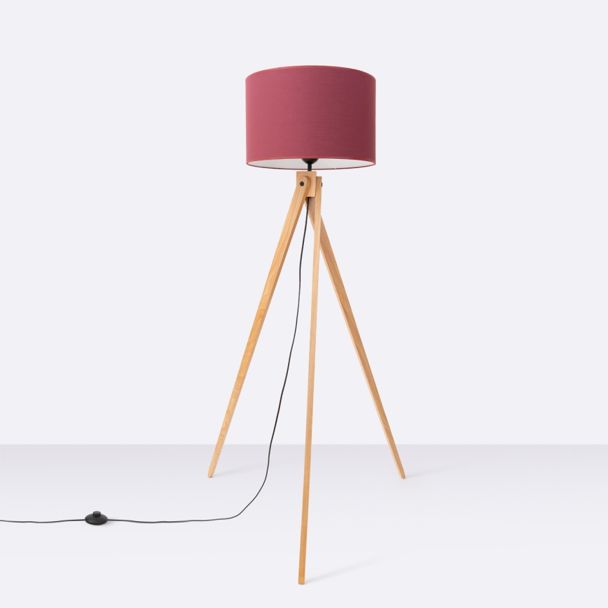 Lampadaire NATT 1xE27/15W/230V rouge