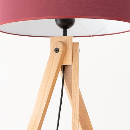 Lampadaire NATT 1xE27/15W/230V rouge