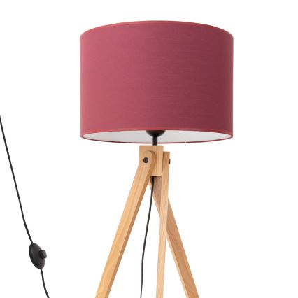 Lampadaire NATT 1xE27/15W/230V rouge