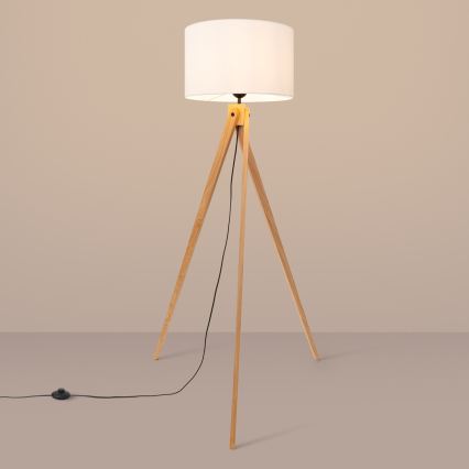 Lampadaire NATT 1xE27/15W/230V blanc