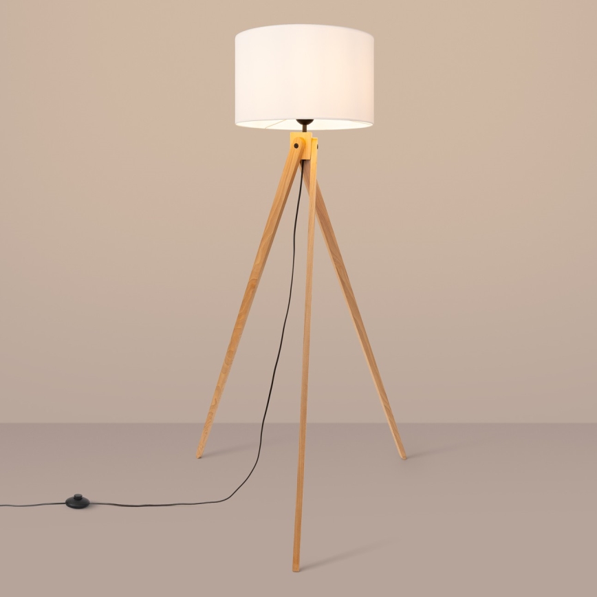 Lampadaire NATT 1xE27/15W/230V blanc