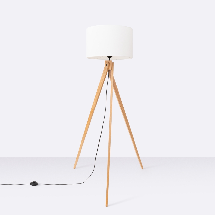 Lampadaire NATT 1xE27/15W/230V blanc