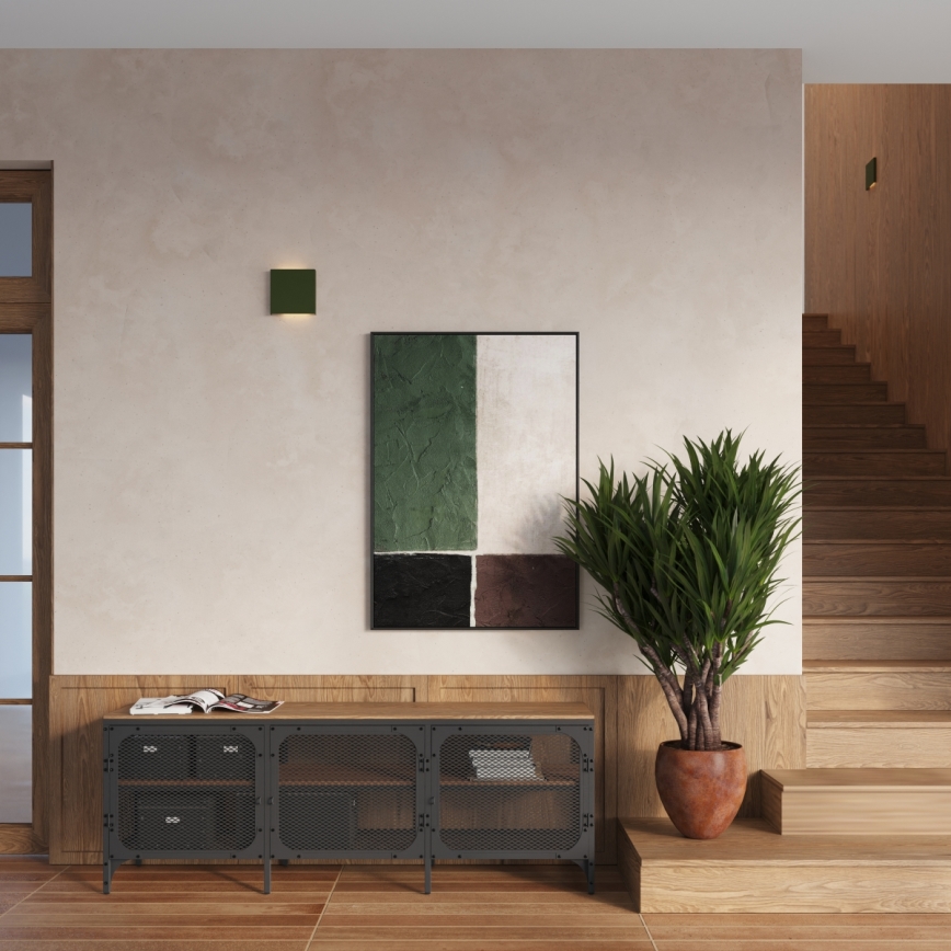 Applique murale VANTA 2xG9/8W/230V verte