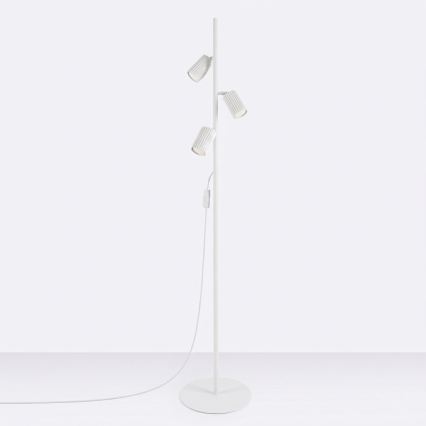 Lampadaire KARBON 3xGU10/10W/230V blanc