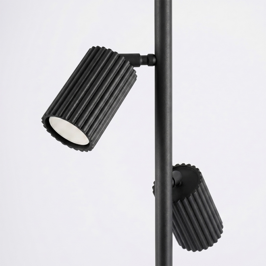Lampadaire KARBON 3xGU10/10W/230V noir