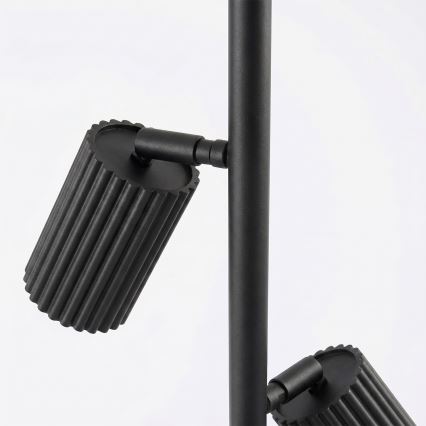 Lampadaire KARBON 3xGU10/10W/230V noir