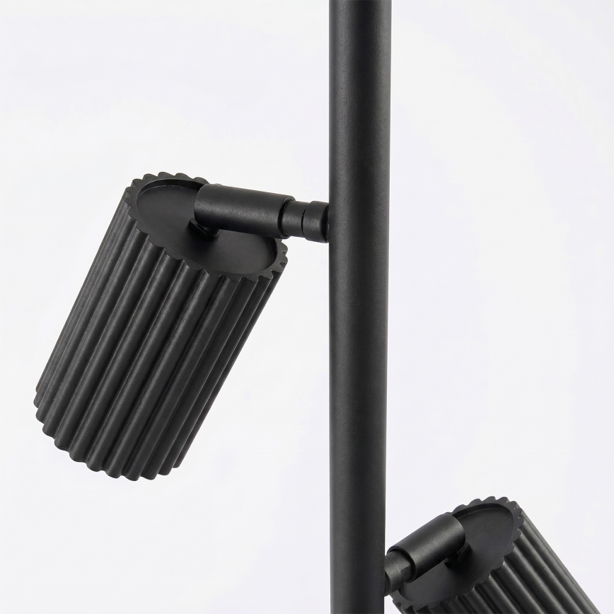 Lampadaire KARBON 3xGU10/10W/230V noir