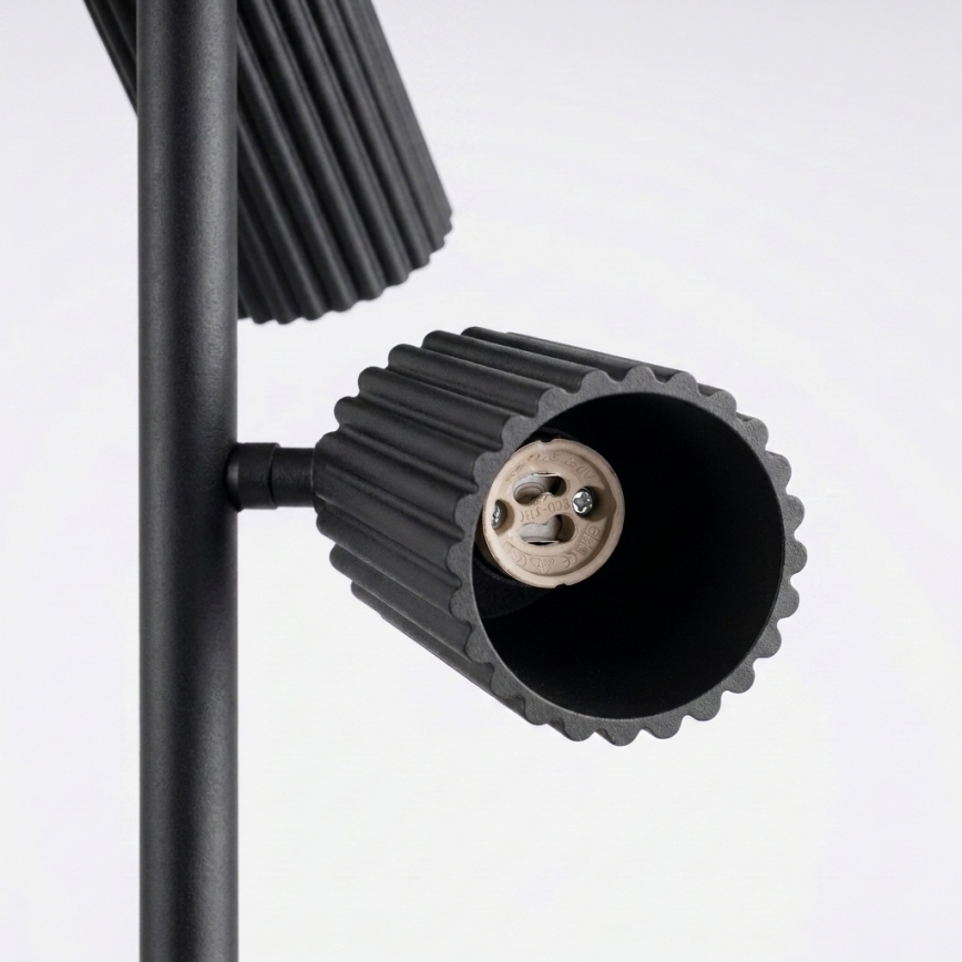 Lampadaire KARBON 3xGU10/10W/230V noir