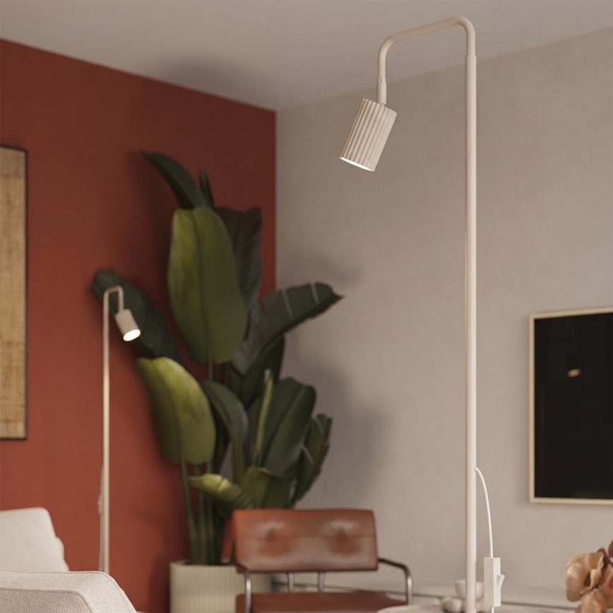 Lampadaire KARBON 1xGU10/10W/230V crème
