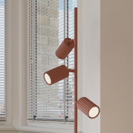 Lampadaire KARBON 3xGU10/10W/230V orange