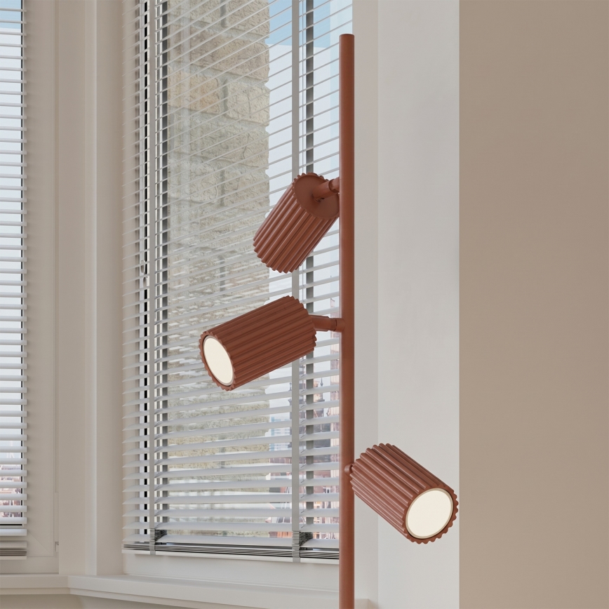 Lampadaire KARBON 3xGU10/10W/230V orange
