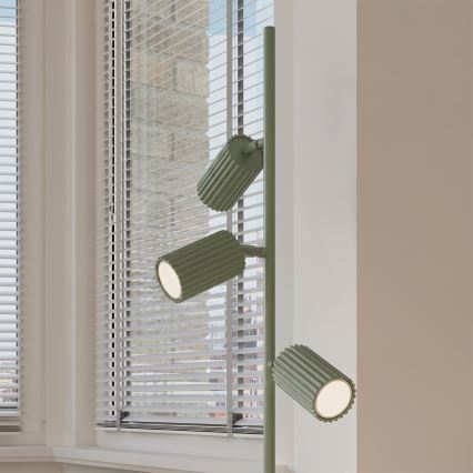 Lampadaire KARBON 3x GU10 10 W / 230 V vert