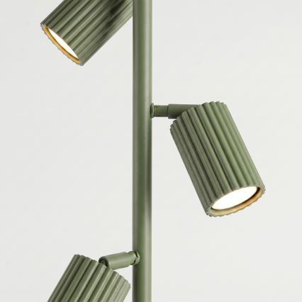Lampadaire KARBON 3x GU10 10 W / 230 V vert