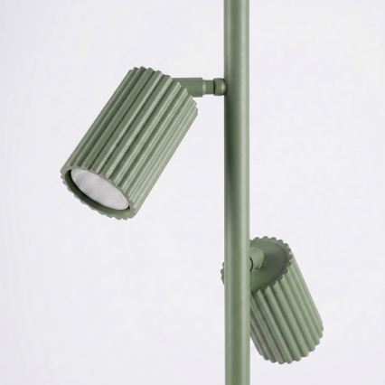 Lampadaire KARBON 3x GU10 10 W / 230 V vert