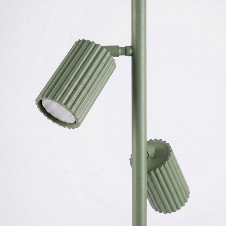 Lampadaire KARBON 3x GU10 10 W / 230 V vert