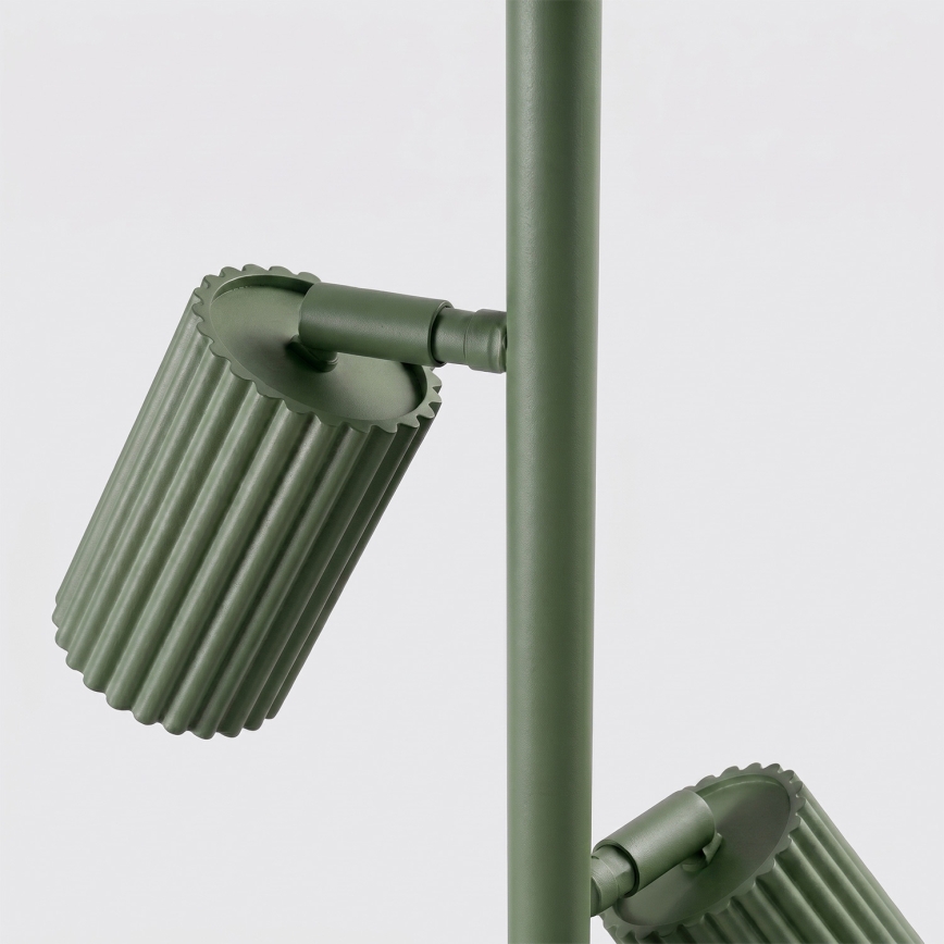 Lampadaire KARBON 3x GU10 10 W / 230 V vert