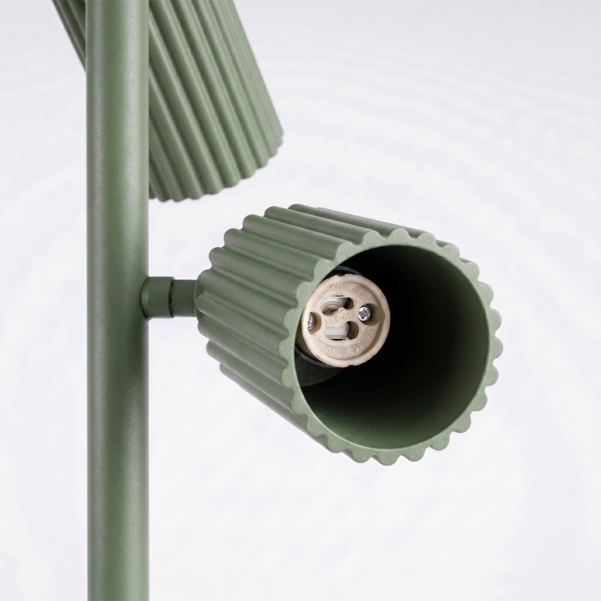 Lampadaire KARBON 3x GU10 10 W / 230 V vert