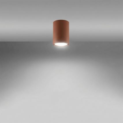 Spot LAGOS 1xGU10/10W/230V 10 cm marron