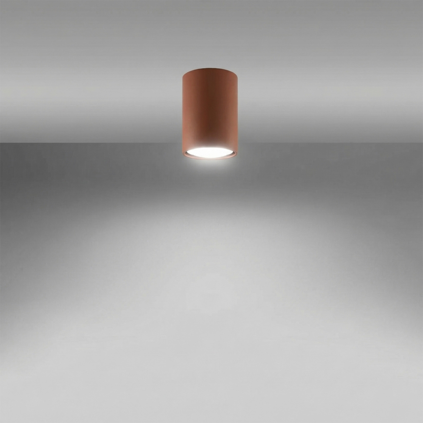 Spot LAGOS 1xGU10/10W/230V 10 cm marron
