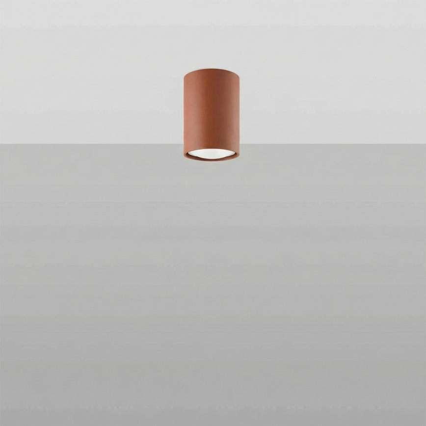 Spot LAGOS 1xGU10/10W/230V 10 cm marron