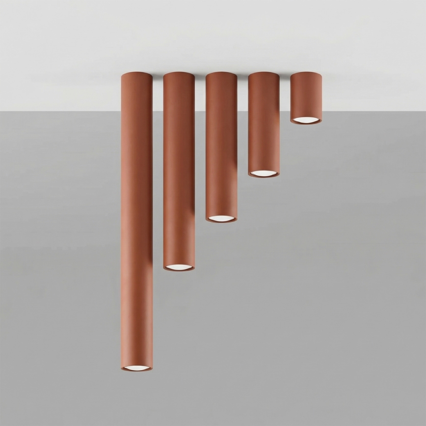 Spot LAGOS 1xGU10/10W/230V 10 cm marron
