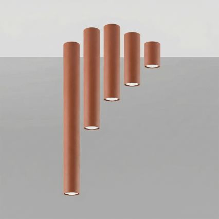 Spot LAGOS 1xGU10/10W/230V 10 cm marron