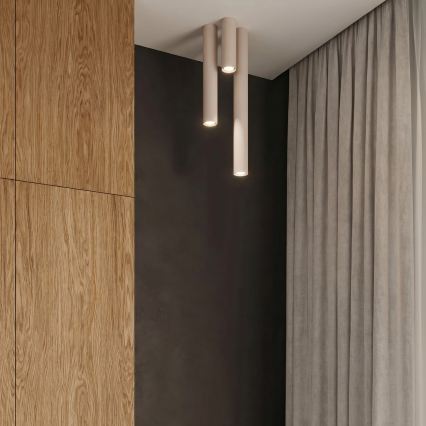 Spot LAGOS 1x GU10/10W/230V, 20 cm, crème