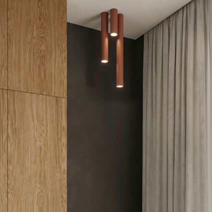 Spot LAGOS 1xGU10/10W/230V 20 cm marron