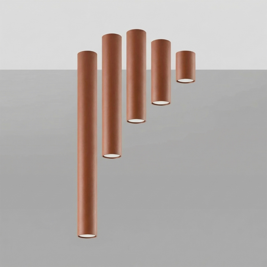 Spot LAGOS 1xGU10/10W/230V 20 cm marron