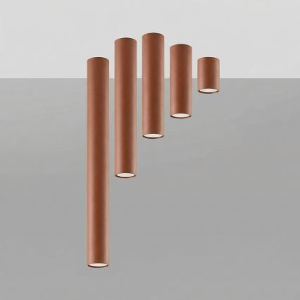 Spot LAGOS 1xGU10/10W/230V 20 cm marron
