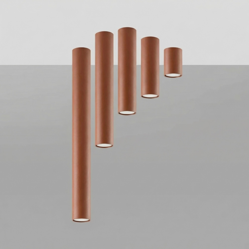 Spot LAGOS 1xGU10/10W/230V 20 cm marron