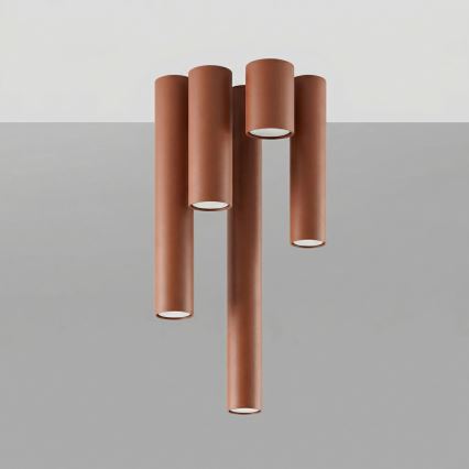 Spot LAGOS 1xGU10/10W/230V 20 cm marron