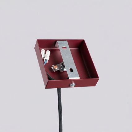 Suspension sur câble PASTELO 1xG9/8W/230V rouge