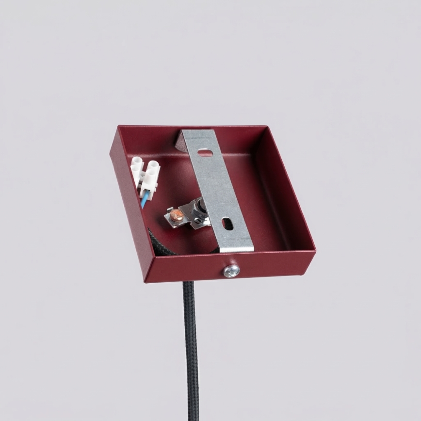 Suspension sur câble PASTELO 1xG9/8W/230V rouge