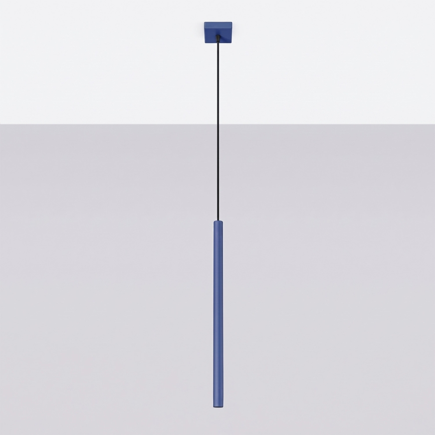 Suspension sur câble PASTELO 1xG9/8W/230V bleu