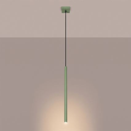 Suspension sur câble PASTELO 1xG9/8W/230V verte