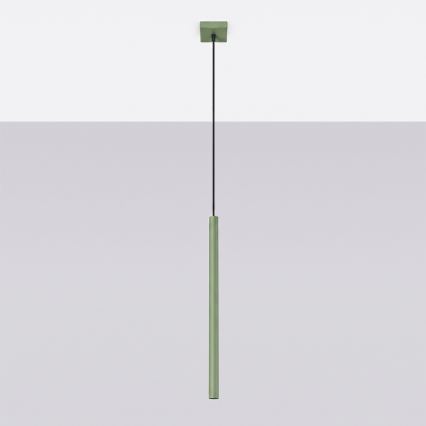 Suspension sur câble PASTELO 1xG9/8W/230V verte