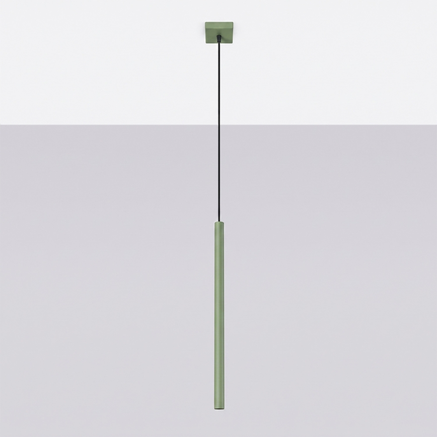 Suspension sur câble PASTELO 1xG9/8W/230V verte