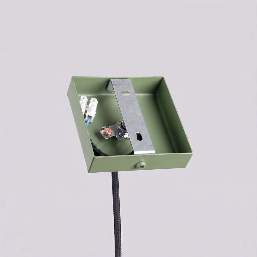 Suspension sur câble PASTELO 1xG9/8W/230V verte
