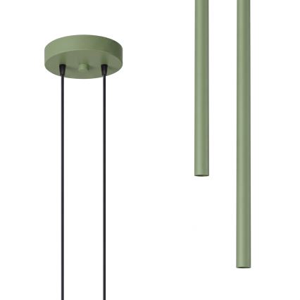 Suspension sur câble PASTELO, 2x G9/8W/230V, verte