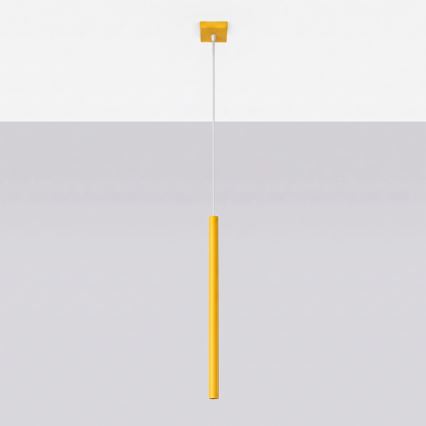 Suspension sur câble PASTELO 1xG9/8W/230V jaune