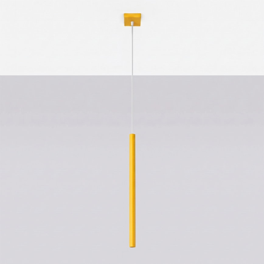Suspension sur câble PASTELO 1xG9/8W/230V jaune