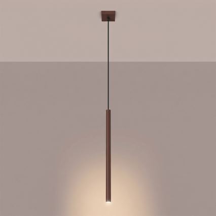 Suspension à câble PASTELO 1xG9/8W/230V marron